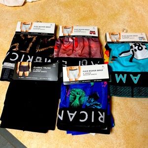 5 pairs of AE mens boxers XL